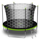 Neo-Sport, trampolina ogrodowa z siatką wewnętrzną i drabinką, 8ft/252 cm