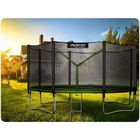 Neo-Sport, trampolina ogrodowa z siatką zewnętrzną i drabinką, 14ft/435 cm