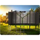 Neo-Sport, trampolina ogrodowa z siatką zewnętrzną i drabinką, 15ft/465 cm
