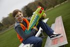 Nerf Dinosquad, Armor Strike, wyrzutnia i 16 strzałek