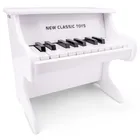 New Classic Toys, drewniana pianino, 18 klawiszy, białe