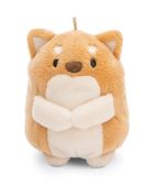 Nici, MyMochi, Pies Hiro z herbatą bąbelkową i kostiumem niedźwiedzia polarnego, maskotka w pudełku prezentowym, 8 cm