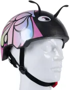 No Fear, kask rowerowy dziecięcy, regulowany, różowy, 48-52 cm