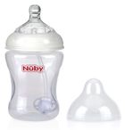 Nuby, butelka 360° ze smoczkiem SoftFlex 360°, 240 ml
