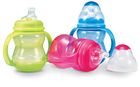 Nuby, kubek niekapek, z uchwytami, niebieski, 240 ml