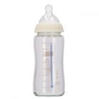Nuk, First Choice, butelka szklana z silikonowym smoczkiem, rozmiar M, konik morski, 240 ml