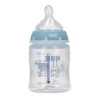 Nuk, First Choice, butelka z silikonowym smoczkiem S, wieloryb, 150 ml