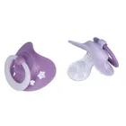 Nuk, First Choice, Night, smoczek uspokajający, fioletowy, 6-18m, 2 szt.