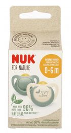 Nuk, For Nature, smoczek lateksowy, 0-6m, 2 szt.