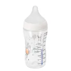 Nuk, Kubuś Puchatek, Perfect Match, butelka, silikonowy smoczek, rozmiar M, 260 ml