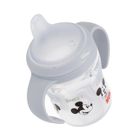Nuk, Myszka Miki, butelka z uchwytem, popielata, 6m+, 150 ml