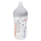 Nuk, Myszka Miki, Perfect Match, butelka, silikonowy smoczek, rozmiar M, 260 ml