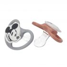 Nuk, Myszka Miki, smoczek uspokajający, 0-6m, 2 szt.