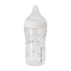 Nuk, Perfect Match, butelka, silikonowy smoczek, rozmiar M, tęcza, 260 ml