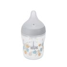 Nuk, Perfect Match, butelka, silikonowy smoczek, rozmiar S-M, bawełna, 150 ml