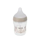 Nuk, Perfect Match, butelka, silikonowy smoczek, rozmiar S-M, serca, 150 ml