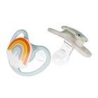 Nuk, Space, smoczek silikonowy, 0-6m, żaba, 2 szt.