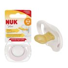 Nuk, Star, smoczek uspokajający, różowy, 0-6m