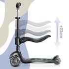 Nukido, Flippo, hulajnoga 3-kołowa, balansowa, z siedziskiem, czarna