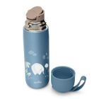 Nuvita, butelka termiczna, uchwyt silikonowy, niebieski, 400 ml