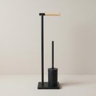 Nuxio, Isme, szczotka do WC z bambusowym uchwytem na papier toaletowy, 66 cm