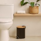 Nuxio, Zetru, kosz łazienkowy z bambusem, 3l