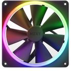 Nzxt, wentylator PC, wentylator do zasilacza/obudowy F140 Rgb Pwm, czarny Rf-r14sf-b1