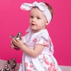 Opaska dziewczęca, biała, Nicol