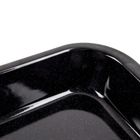 Orion, blacha do pieczenia, emaliowana, prostokątna, głęboka, 31-25-4,5 cm