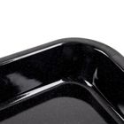 Orion, blacha do pieczenia, emaliowana, prostokątna, głęboka, 36-26-5 cm