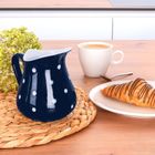 Orion, dzbanek ceramiczny, granatowy, 480 ml