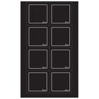 Orion, etykiety samoprzylepne na słoiki, czarne, 24 szt.