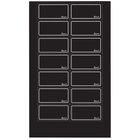 Orion, etykiety samoprzylepne na słoiki, czarne, 28 szt.