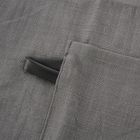 Orion, fartuch kuchenny, bawełniany, wiązany, szary