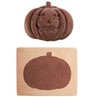 Orion, foremka do ciastek, drewniana, Halloween dynia, 10-8 cm