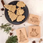 Orion, foremka do ciastek, drewniana, ryba, 10-8 cm