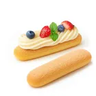 Orion, forma do biszkoptów, silikonowa, beżowa, 28-17-2 cm