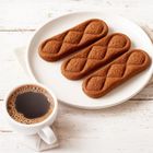 Orion, forma do ciastek i pralin, silikonowa, beżowa, 29,5-17-1,5 cm