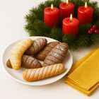 Orion, forma do ciastek i pralin, silikonowa, brązowa, 33-24,5-1 cm