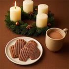 Orion, forma do ciastek i pralin, silikonowa, brązowa, 34-25-1 cm