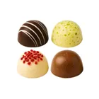 Orion, forma do pralin i czekoladek silikonowa, brązowa, 30-17,5-1,5 cm