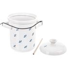 Orion, garnek do kiszenia kapusty ogórków, ceramiczny, biały, 2.5 l, Modrobila