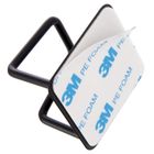 Orion, haczyk wieszak samoprzylepny, czarny, 4,8-4,8 cm, 2 szt.