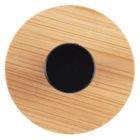 Orion, haczyk, wieszak samoprzylepny, drewniany, metalowy, czarny, 5 cm, 2 szt.