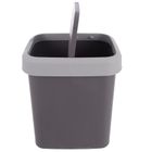 Orion, kosz na śmieci, plastikowy, szary, 12 l