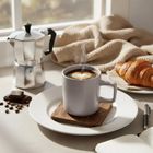 Orion, kubek, ceramiczny, szary, SKANDI, 380 ml