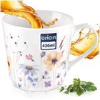 Orion, kubek porcelanowy, kwiaty, 430 ml
