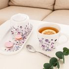 Orion, Louka, kubek porcelanowy, kwiaty, 430 ml