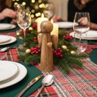 Orion, Mango, figurka świąteczna, drewniana, anioł, 21 cm