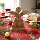 Orion, Mango, figurka świąteczna, drewniana, anioł, 29 cm